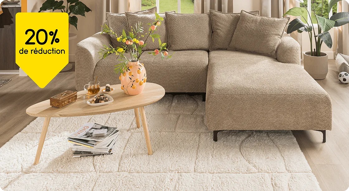 Canapé Elsa 20% de réduction