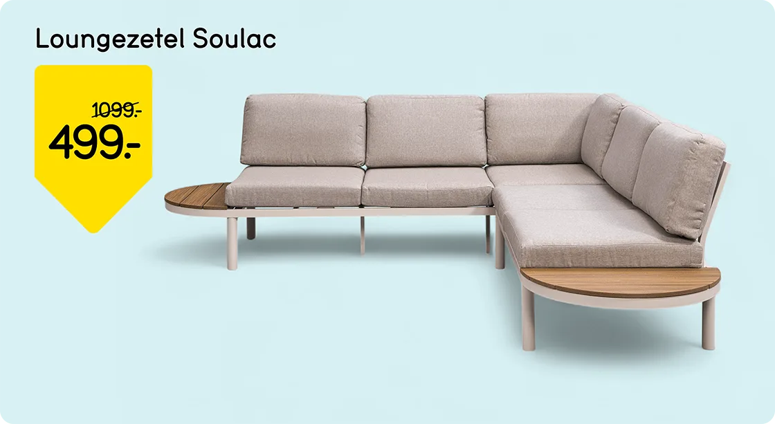 Loungezetel Soulac van 1099,- voor 499,-