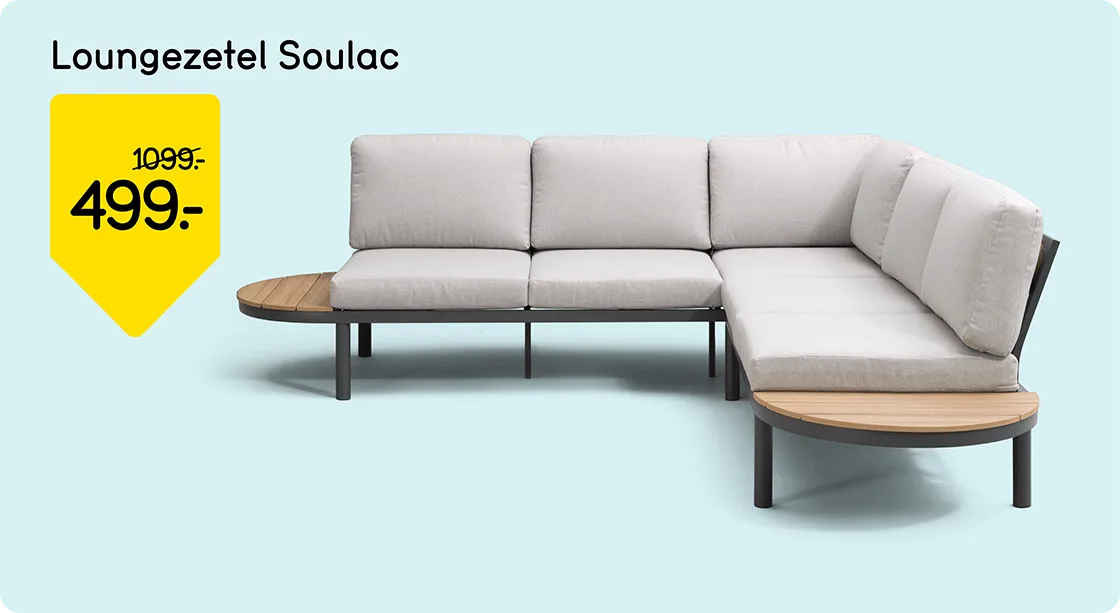 Loungezetel Soulac van 1099,- voor 499,-