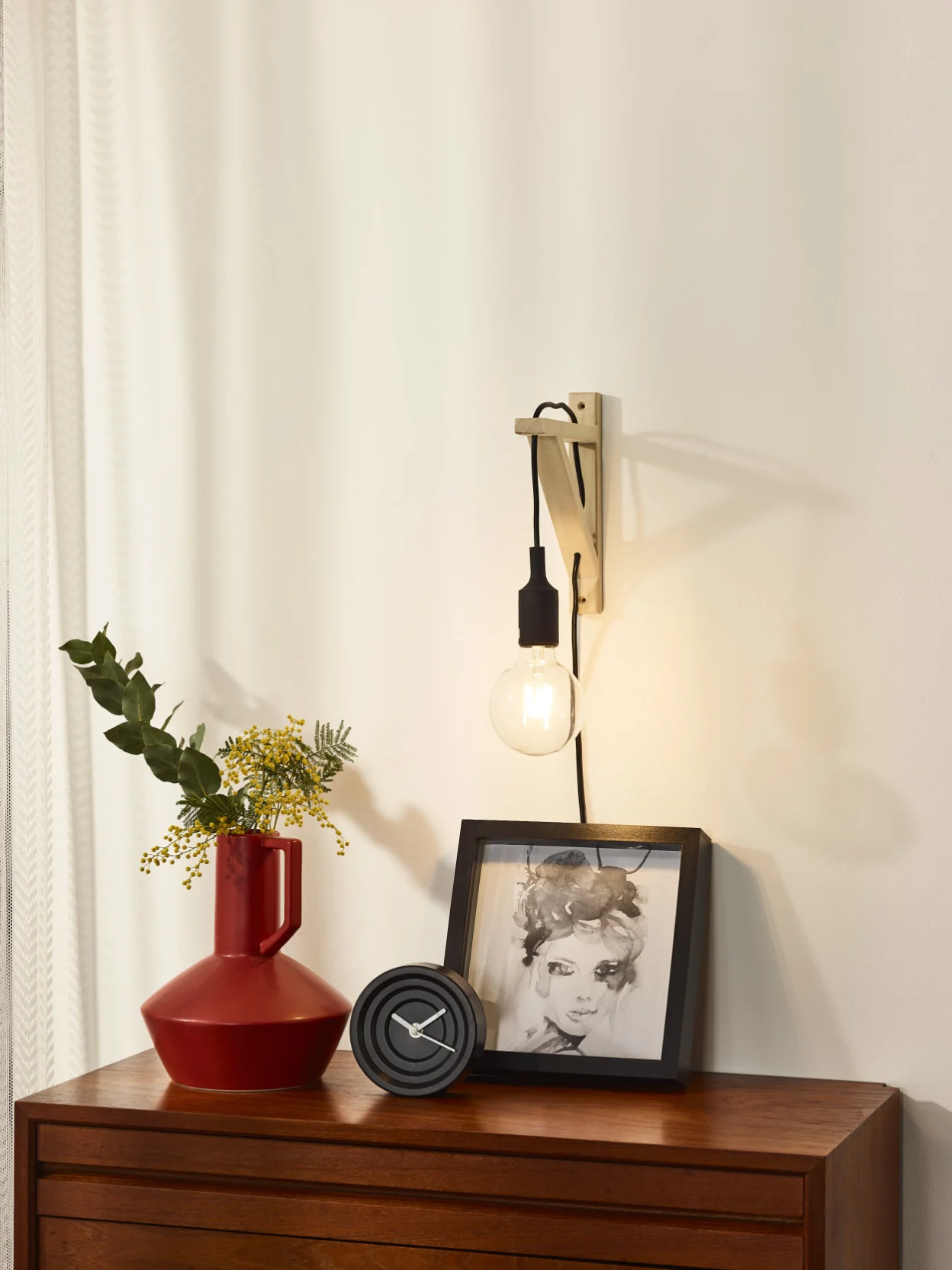 Houten lamp