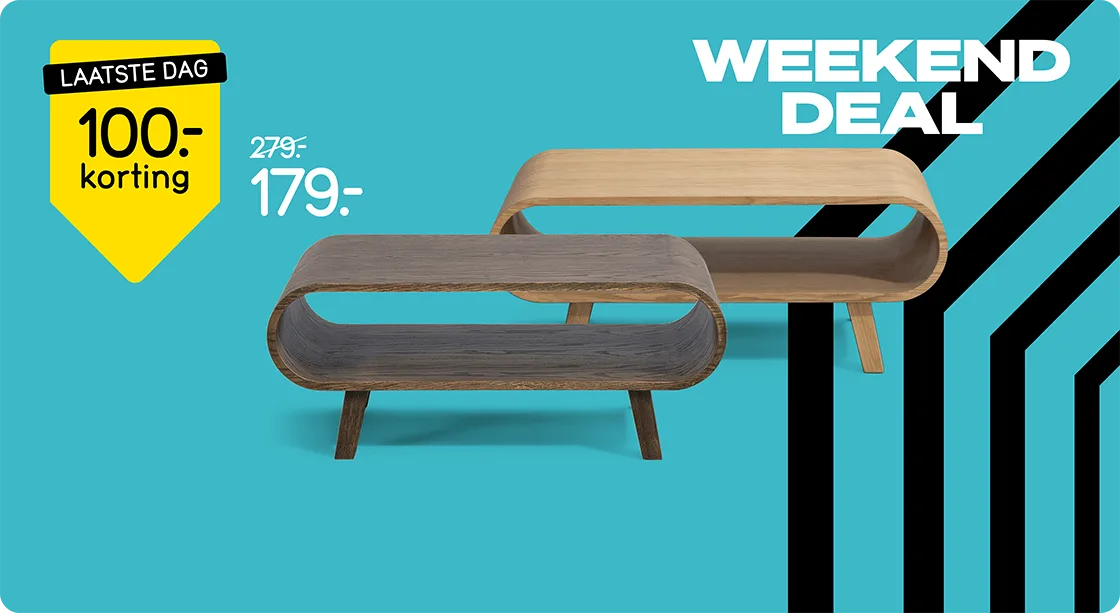 Black Friday Weekenddeal - Salontafel Matteo van 279,- voor 179,-