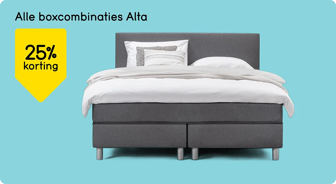 Alle boxcombinaties Alta 25% korting
