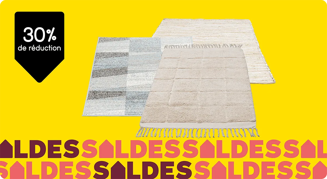 De très nombreux tapis 30% de réduction