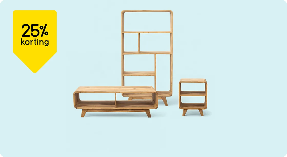 Woonkamerserie Bulan 25% korting