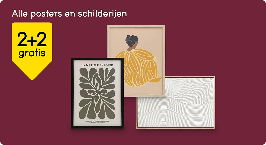 Alle posters en schilderijen 2+2 gratis