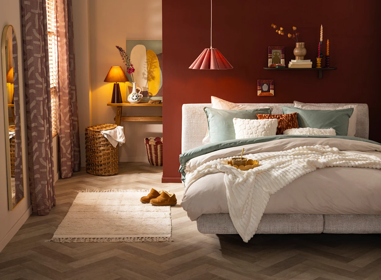 Slaapkamer met bed Gio