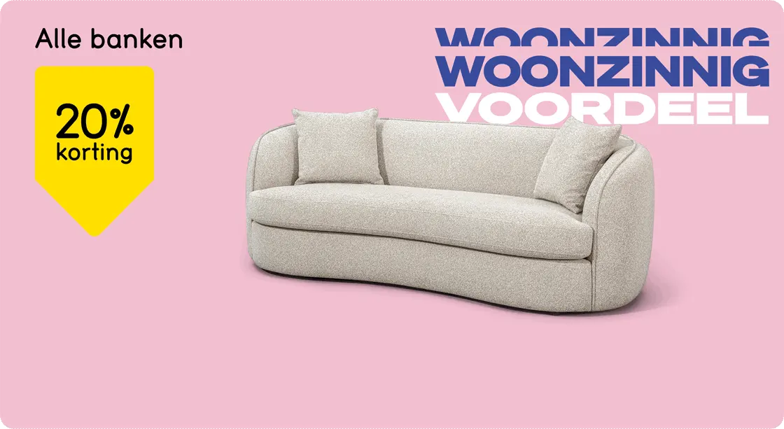 Alle banken 20% korting