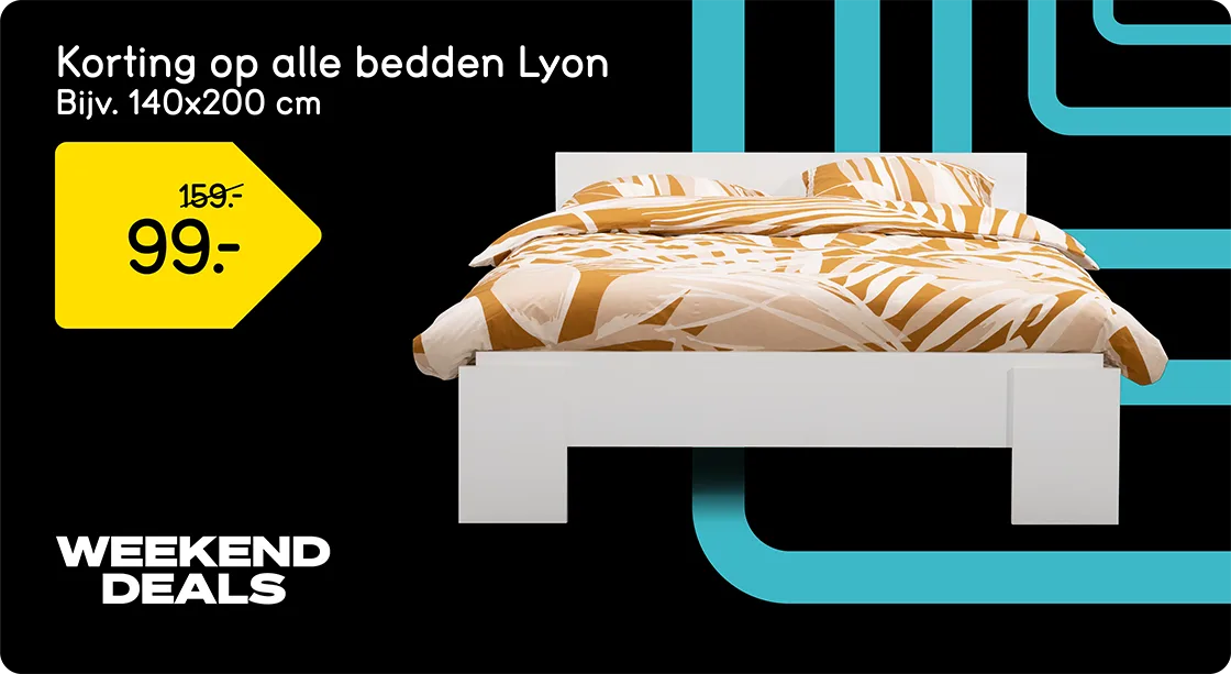 Black Friday weekenddeal - Bekijk Bed Lyon 