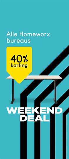 Bekijk Homeworx bureaus met 40% korting