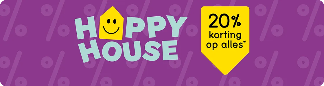 Happy House: 20% kassakorting op alles