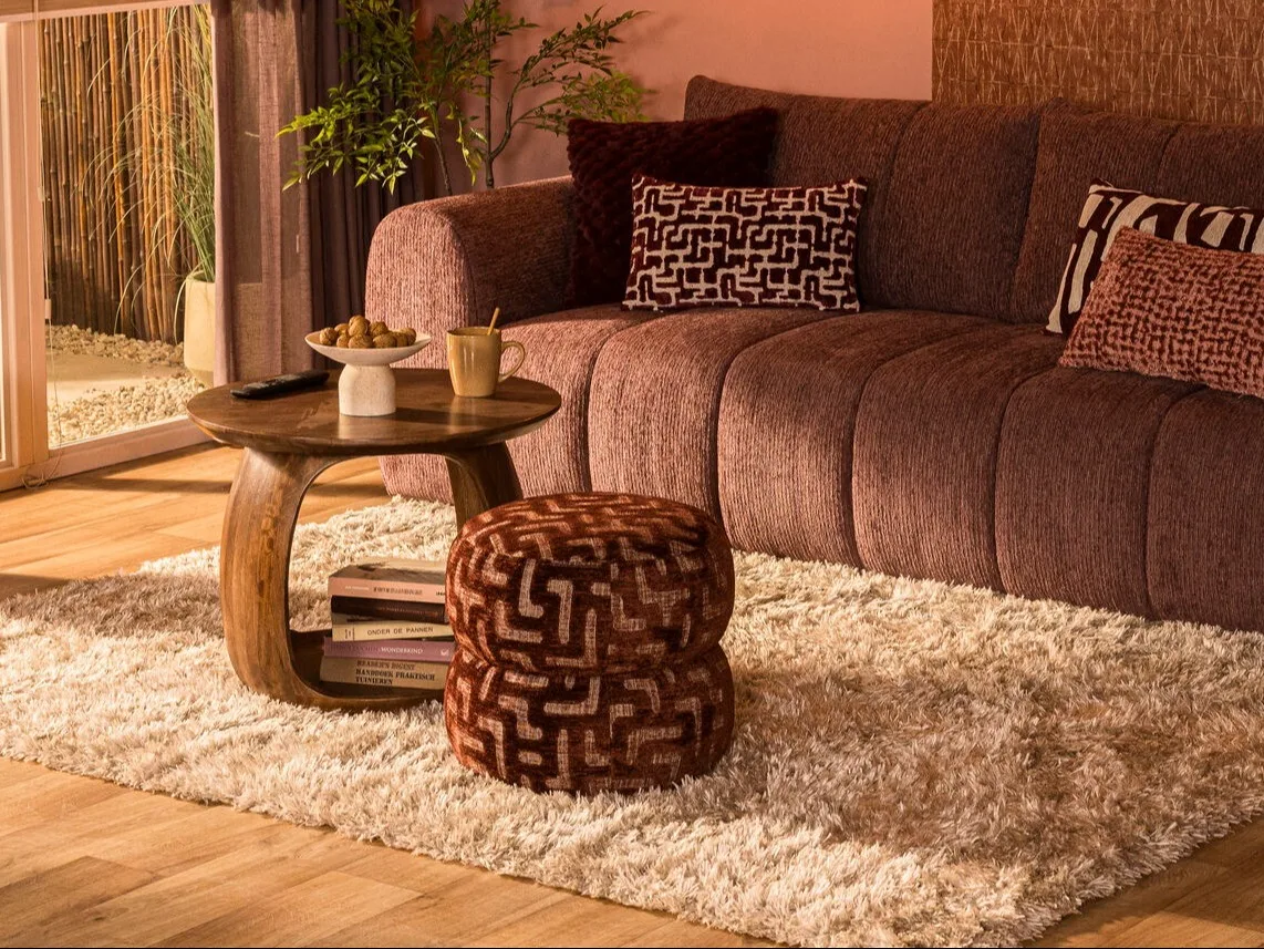 Hoogpolig vloerkleed woonkamer