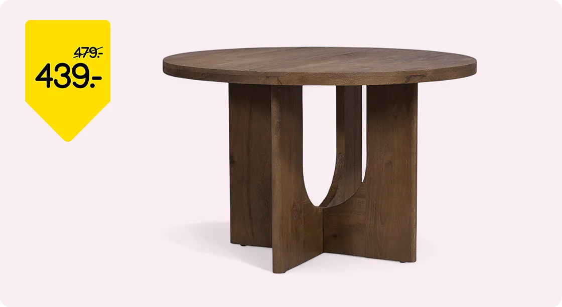 Table de salle à manger Moos de 479.- pour 439.-