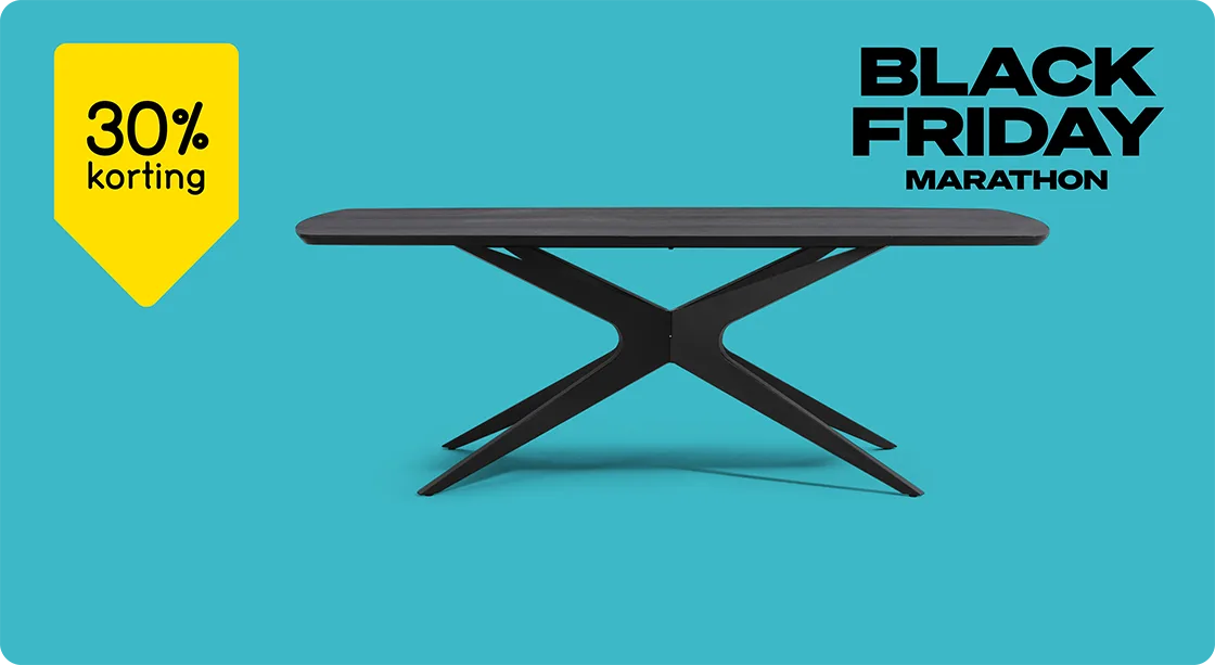 Alle eetkamertafels Suzanne 30% korting