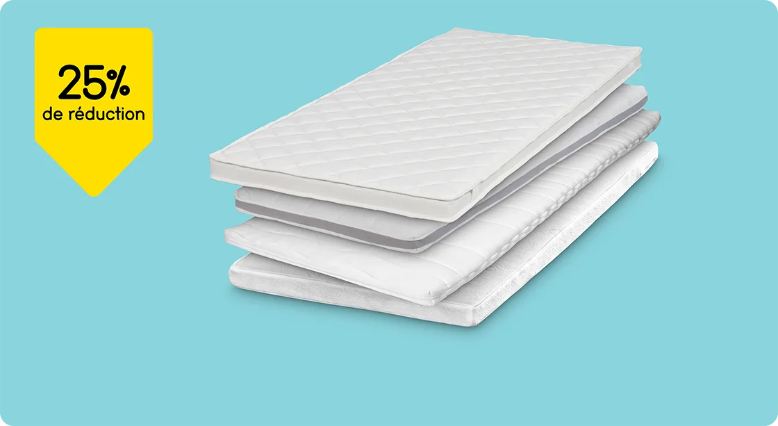 Tous les surmatelas 25% de réduction