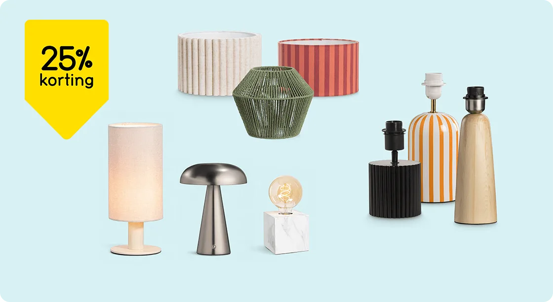 Heel veel verlichting 25% korting