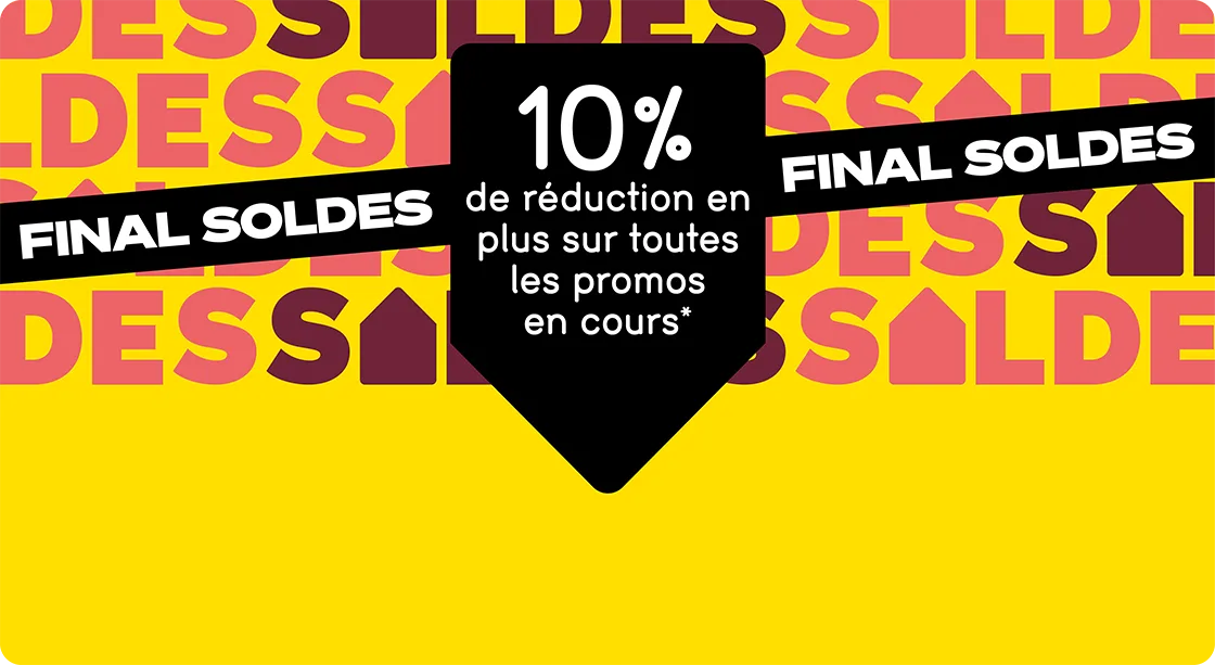 SOLDES jusqu'à 70% de réduction