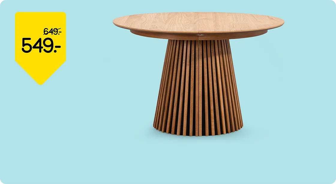 Eettafel Irene van 649,- voor 549,-