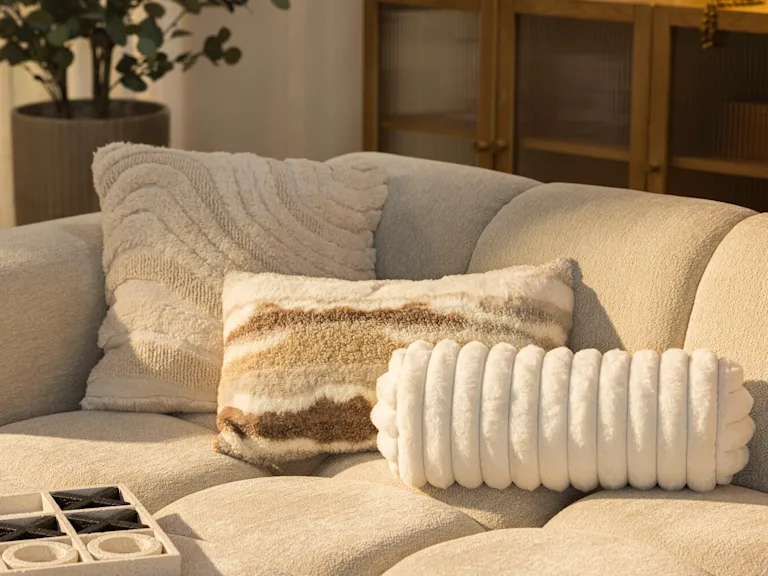 Beige sierkussens