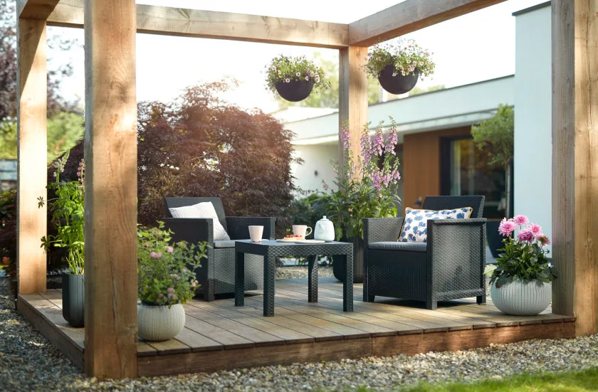 Wicker loungeset Emma