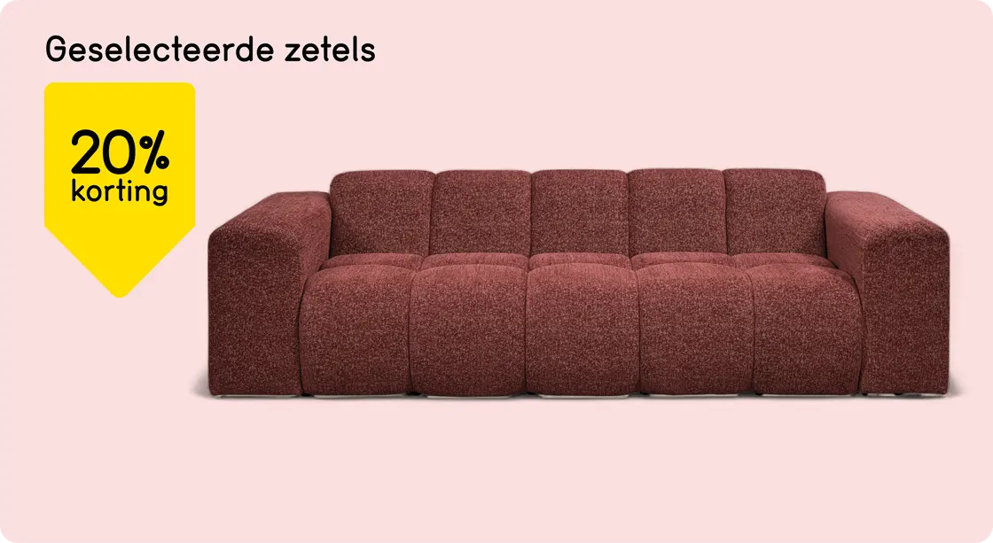 Geselecteerde zetels 20% korting