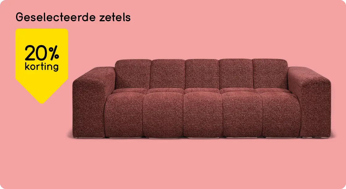 Geselecteerde zetels 20% korting