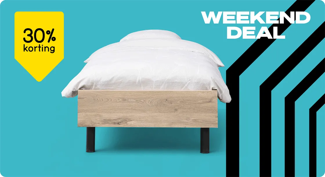 Black Friday Weekenddeal - Bekijk bed Nova met 30% korting