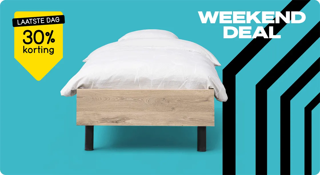 Black Friday Weekenddeal - Bekijk bed Nova met 30% korting