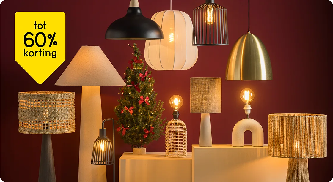 Heel veel verlichting tot 60% korting