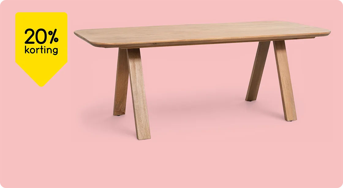 Eettafel Mandy 20% korting