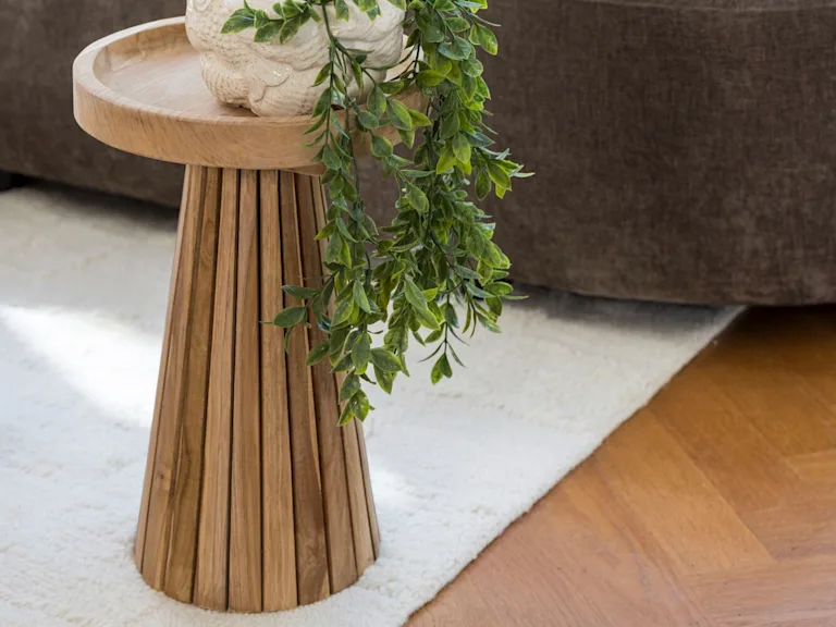 Table d'appoint-Mawar-Naturel-Teck