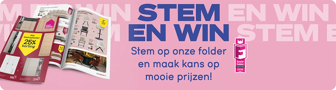 Stem op onze folder en maak kans op mooie prijzen!