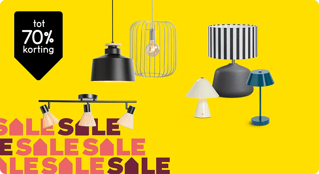 Diverse verlichting tot 70% korting