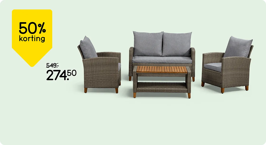 Loungeset Turijn 50% korting