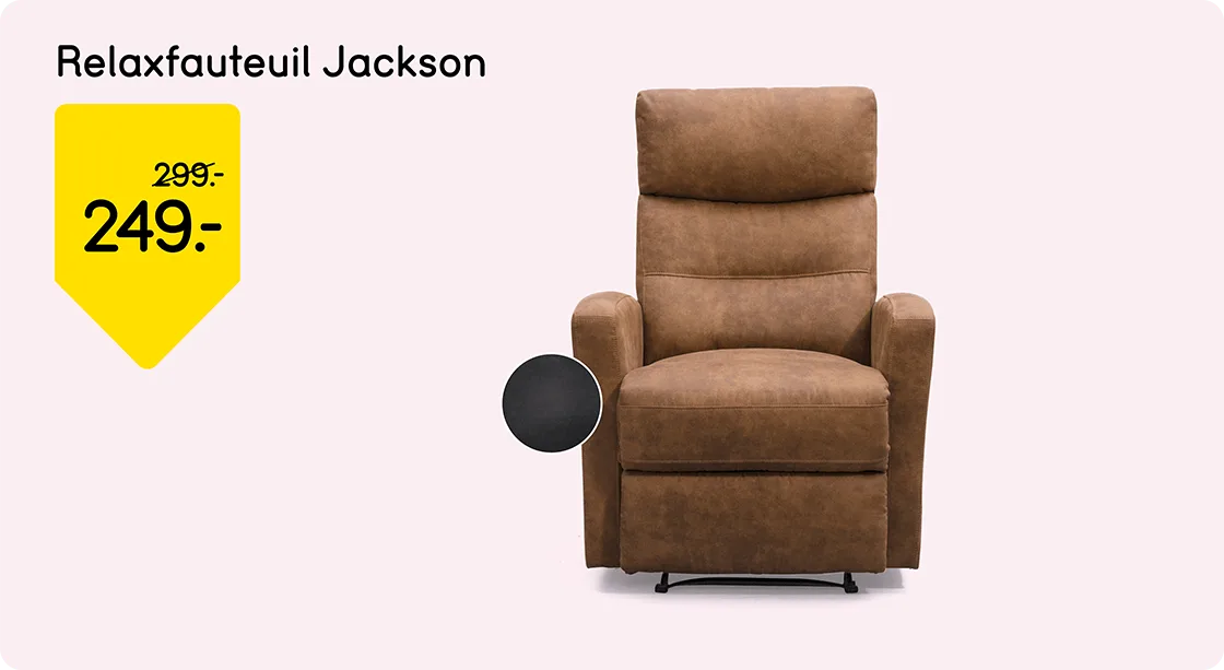 Relaxfauteuil Jackson Van/voor