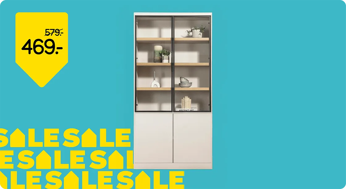 Wandkast Virgil van 579,- voor 469,-