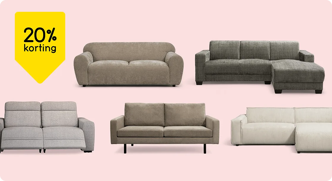 Diverse banken 20% korting