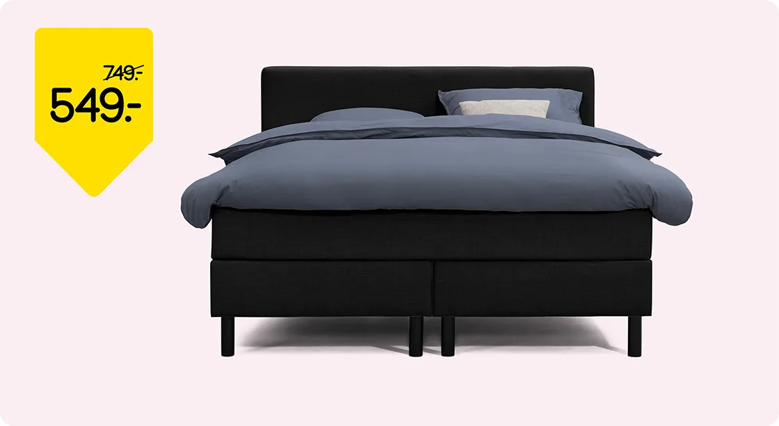 Lits tapissier Varberg de 749.- pour 549.-