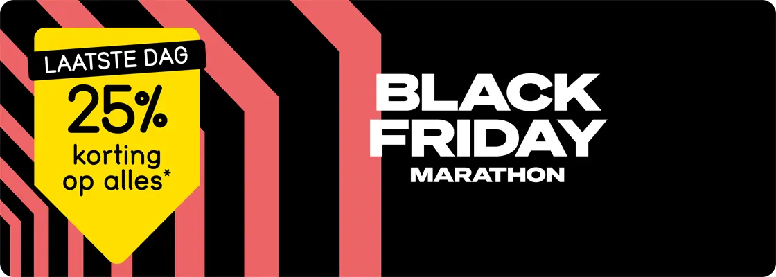 Shop ALLES* met 25% korting
