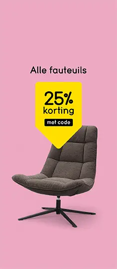 -25% korting met code op alle Leen Bakker fauteuils!