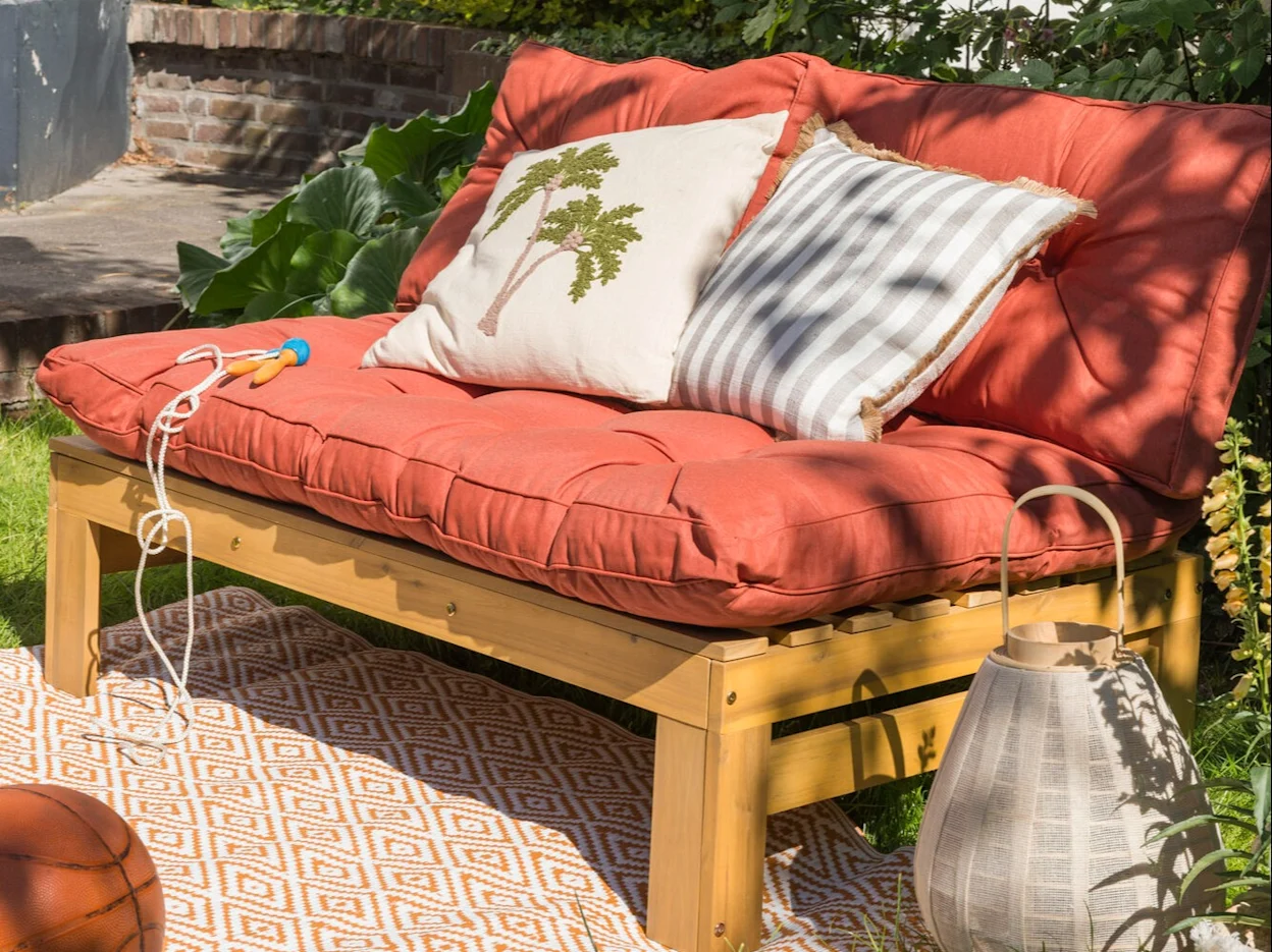 Inspiratie - De pallet bank - Kussens - NL