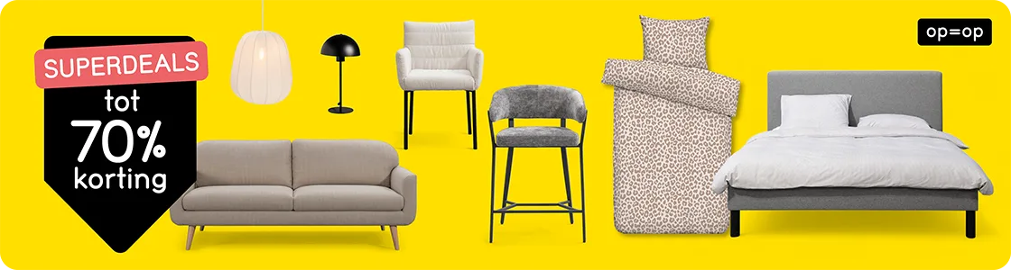 Superdeals: tot 70% korting