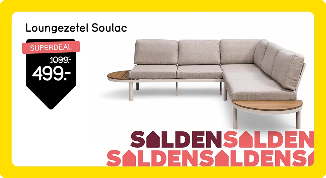 Loungezetel Soulac van 1099.- voor 499.-