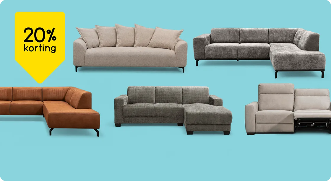 Diverse banken 20% korting