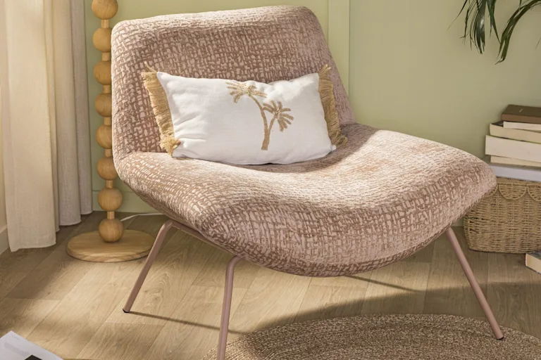 Fauteuils roses