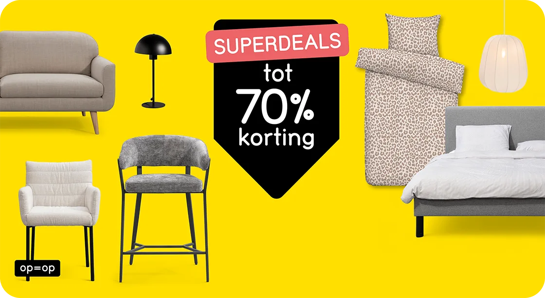 Superdeals: tot 70% korting
