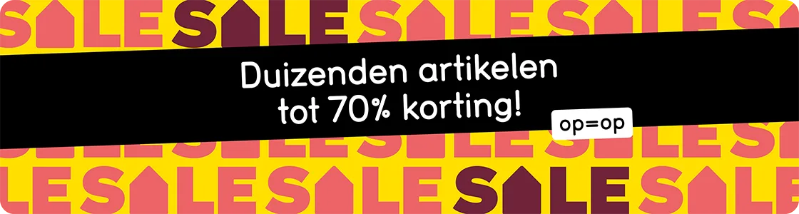 Duizenden artikelen tot 70% korting