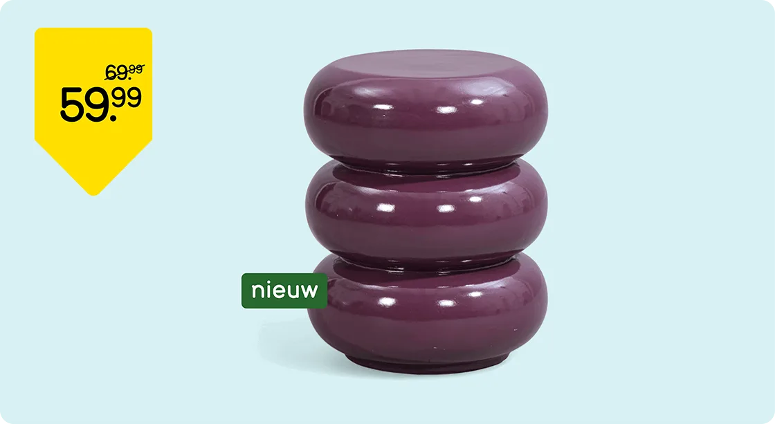 Bijzettafel Vigo van 69,99 voor 59.99