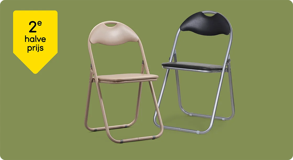 Klapstoel Meppel 2e halve prijs