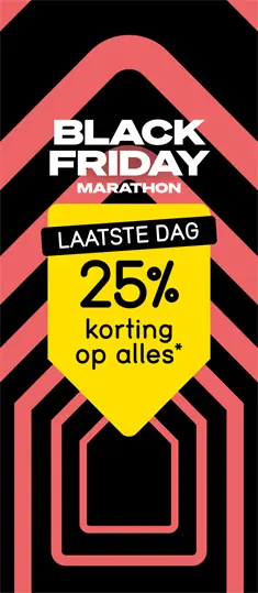 Shop ALLES* nu met 25% korting!