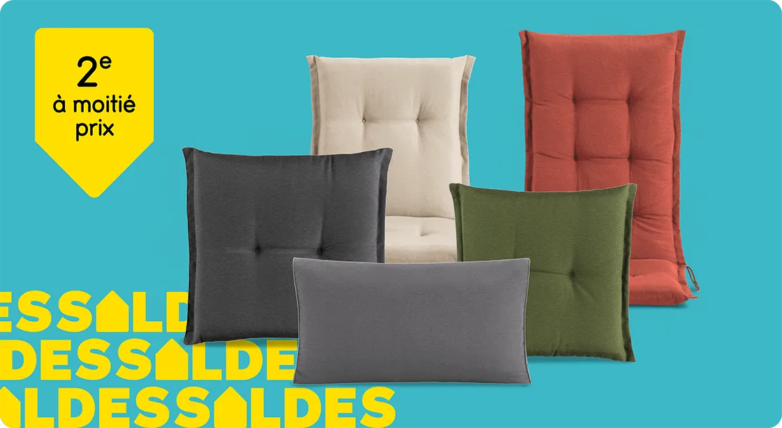 Coussins de jardin Brest 2e à moitié prix